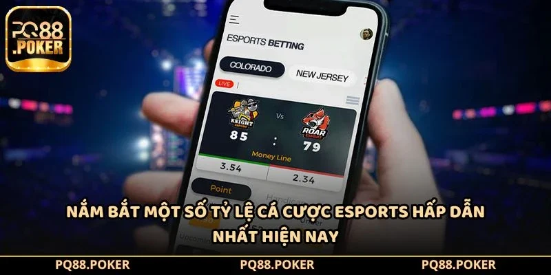 Nắm bắt một số tỷ lệ cá cược Esports hấp dẫn nhất hiện nay